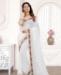 Picture of Charming White Georgette Saree