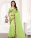 Picture of Magnificent Pista Georgette Saree