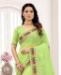 Picture of Magnificent Pista Georgette Saree