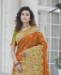 Picture of Delightful Mustard Silk Saree