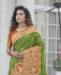 Picture of Sightly Green Silk Saree