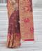 Picture of Comely Brown Silk Saree