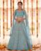 Picture of Pretty Turquoise Lehenga Choli