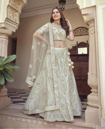 Picture of Comely Pista Lehenga Choli