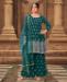 Picture of Stunning Teal Green Straight Cut Salwar Kameez