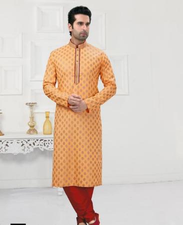 Picture of Shapely Peach Kurtas