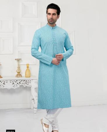 Picture of Delightful Sky Blue Kurtas