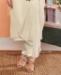 Picture of Classy Cream Straight Cut Salwar Kameez