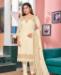 Picture of Shapely Cream Straight Cut Salwar Kameez