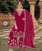 Picture of Superb Rani Pink Straight Cut Salwar Kameez