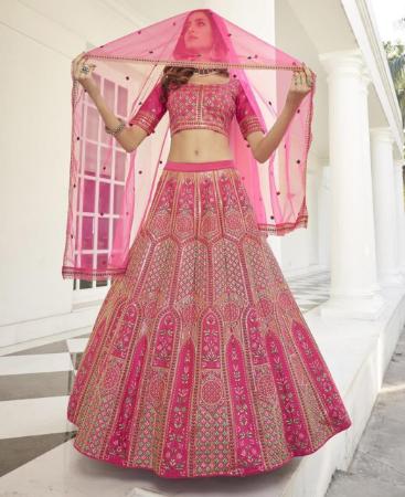 Picture of Amazing Deep Pink Lehenga Choli