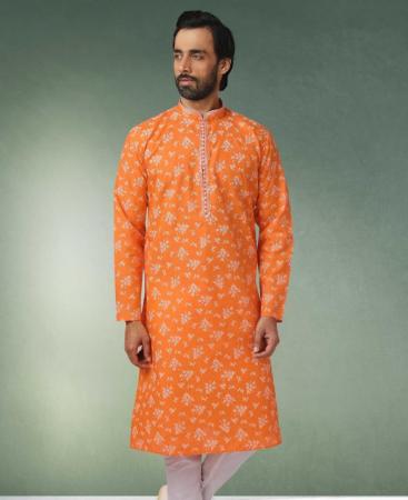 Picture of Comely Orange Kurtas