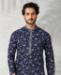 Picture of Comely Navy Blue Kurtas