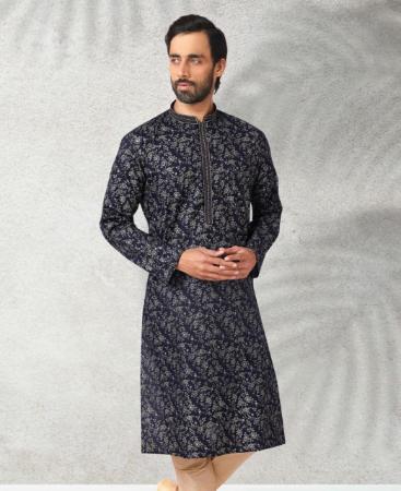 Picture of Superb Navy Blue Kurtas