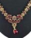 Picture of Pleasing Maroon Necklace Set