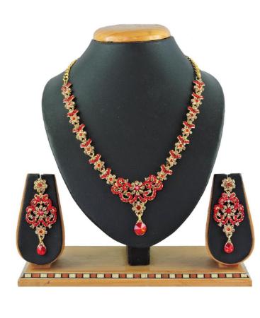 Picture of Beauteous Red Necklace Set