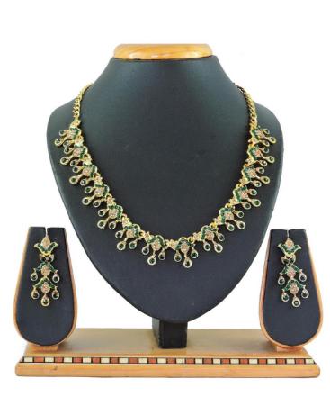 Picture of Superb Green Necklace Set