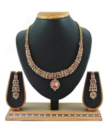 Picture of Sightly Pink Necklace Set