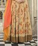 Picture of Statuesque Beige Party Wear Salwar Kameez