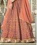 Picture of Lovely Rust Party Wear Salwar Kameez