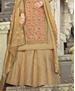 Picture of Excellent Chickoo Party Wear Salwar Kameez