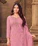 Picture of Comely Pink Straight Cut Salwar Kameez