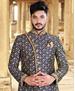 Picture of Graceful Navy Blue Sherwani