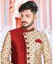 Picture of Stunning Maroon Sherwani