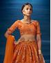 Picture of Beautiful Orange Lehenga Choli