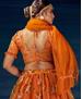 Picture of Beautiful Orange Lehenga Choli