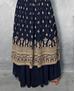 Picture of Ravishing Navy Blue Straight Cut Salwar Kameez