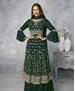 Picture of Ravishing Green Straight Cut Salwar Kameez