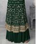 Picture of Ravishing Green Straight Cut Salwar Kameez