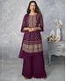 Picture of Pleasing Magenta Straight Cut Salwar Kameez