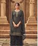 Picture of Ideal Grey Straight Cut Salwar Kameez