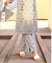 Picture of Enticing Grey Straight Cut Salwar Kameez