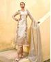 Picture of Charming Beige Straight Cut Salwar Kameez