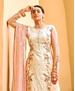 Picture of Bewitching Peach Straight Cut Salwar Kameez