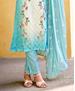 Picture of Charming Blue Straight Cut Salwar Kameez