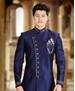 Picture of Beautiful Navy Blue Indo Western