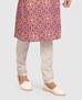 Picture of Pleasing Rust/Multicolor Kurtas