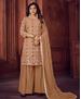 Picture of Pleasing Brown Straight Cut Salwar Kameez