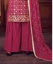 Picture of Ideal Pink Straight Cut Salwar Kameez