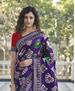 Picture of Taking Purple Silk Saree