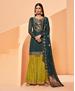 Picture of Beautiful Green Party Wear Salwar Kameez