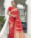 Picture of Good Looking Red Silk Saree