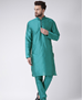 Picture of Amazing Rama Green Kurtas