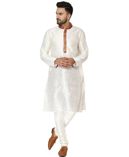 Picture of Classy White Kurtas