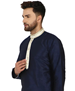 Picture of Pleasing Navy Blue Kurtas