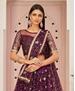 Picture of Elegant Wine Lehenga Choli